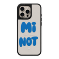 Coque miroir Minot du Sud HALLO pour iPhone, design typographique inspiré de Marseille et du sud de la France